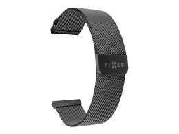 Fixed Mesh Strap with Quick Release 20mm for Smartwatch Black