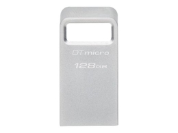 Kingston USB-Stick DataTraveler Micro - USB 3.2 Gen 1 (3.1 Gen 1) - 128 - silver