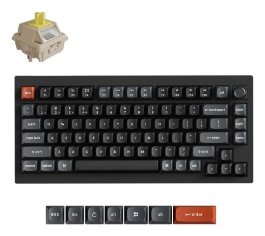 KEYBOARD WRL V1 ULTRA/BLACK V1U-D4 KEYCHRON