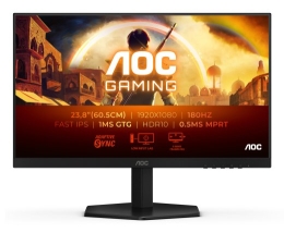 AOC 24G42E 24 " IPS FHD 16:9 180 Hz 1 ms 1920 x 1080 pixels 300 cd/m² HDMI ports quantity 1 Black