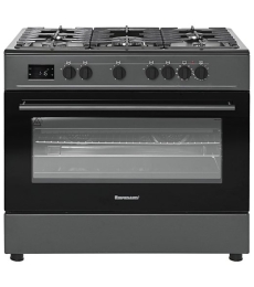 Ravanson KWGE-K90 Cheff Modern Black gas and electric cooker (black)