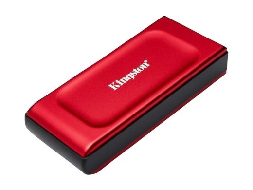 Kingston external SSD XS1000 - 1 TB - USB 3.2 Gen 2 - red/black