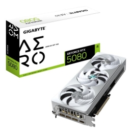 GIGABYTE GeForce RTX 5080 AERO OC SFF 16G Graphics Card - 16GB GDDR7, 256bit, PCI-E 5.0, 2730MHz Core Clock, 3 x DisplayPort, 1 x HDMI, GV-N5080AER...
