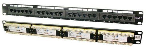 Patch Panel CAT6 24-ports