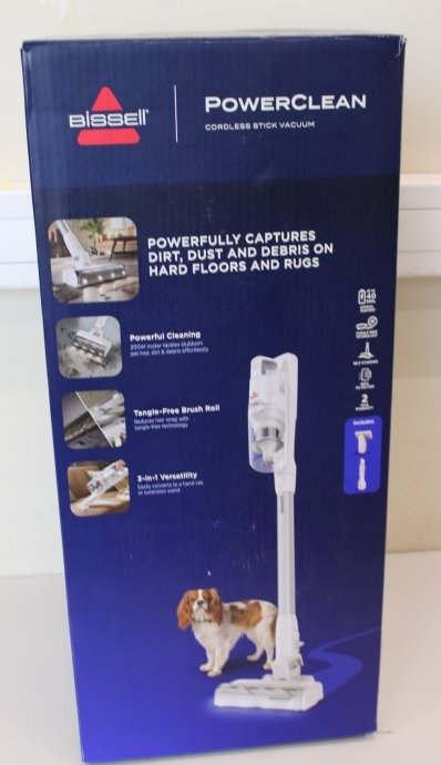 SALE OUT. Bissell Stick Vacuum PowerClean Cordless operating 200 W Operating time (max) 40 min Warm White/Gray/Sparkling Silver Warranty 24 month(s...