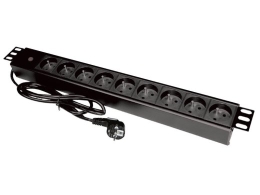 Alantec PZ09 power extension 1.8 m 9 AC outlet(s) Indoor Black