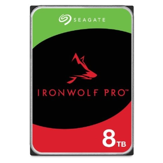 HDD SEAGATE IronWolf Pro 8TB SATA 256 MB 7200 rpm 3,5" ST8000NT001