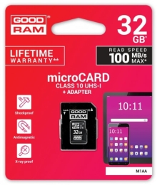 Memory card microSDHC 32GB CL10 + adapter