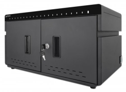 Manhattan iPad to 11" 20-bay Charging Cabinet Desktop via USB-C, Also other tablets and smartphones (with device to USB-C cable), Bays 264x22x235mm...
