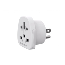 Gembird World to US power adapter plug, 10 A A-AC-USMINTF Travel adapter