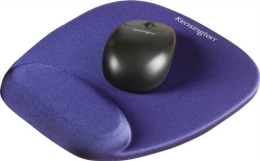 Mouse pad, ergonomic, foam, blue