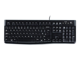 Logitech Desktop MK120 Wired keyboard USB Mouse included US Black