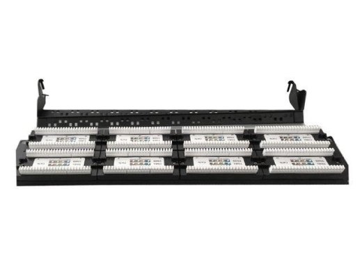 Patch Panel 48 Ports 19 "'Cat.6 with cable management function black