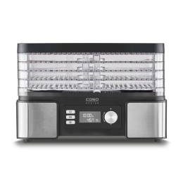 Caso Food Dehydrator DH 450 Power 370-450 W Number of trays 5 Temperature control Integrated timer Black/Stainless Steel