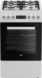 Beko FSE52323DWD cooker Freestanding cooker Electric Gas White