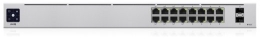 Switch UBIQUITI USW-16-POE Type L2 Desktop/pedestal Rack 16x10Base-T / 100Base-TX / 1000Base-T 2xSFP PoE ports 16 PoE+ ports 8 18 Watts
