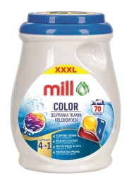 MILL PROFESSIONAL 3-chamber colour wash capsules 70 pcs.