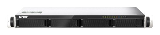 Qnap TS-435XeU-4G, 1U, 4 x 2.5"/3.5" SATA , Marvell Octeon TX2 CN9130 / CN9131 quad-core, 4GB DDR4 SODIMM (Max. 32GB), 2 x 10GbE SFP+, 2 x 2.5GbE,...