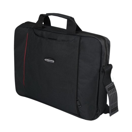 Esperanza SALERNO 39.6 cm (15.6") Toploader bag Black, Red
