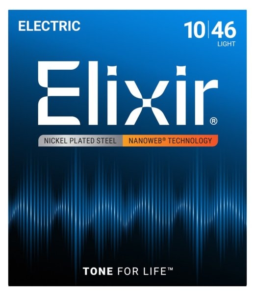 Elixir 12052 Light (10-46) NW - electric guitar strings