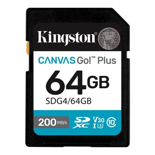 Kingston Canvas Go! Plus 64 SD Flash memory class Class 10, UHS-I, U3, V30
