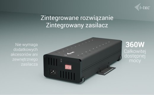 i-tec USB-C/A Charging HUB 20x15W USB-C