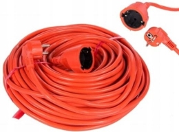 VERTEX PZO20M Retractable extension cable 20 m 3x2,5 mm Orange