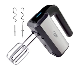 Adler Hand mixer AD 4225 300 W Number of speeds 5 Turbo mode Stainless steel