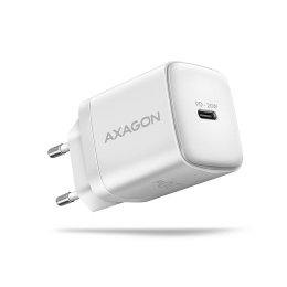 AXAGON Wallcharger 1x port USB-C, PD3.0 / PPS /QC4+/AFC/FCP/Apple, 20W ACU-PD20W