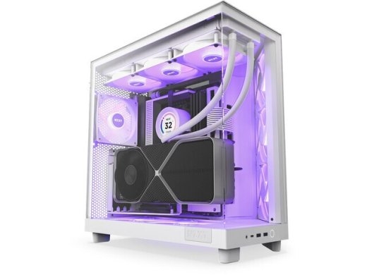 PC Case H6 Flow RGB with window white