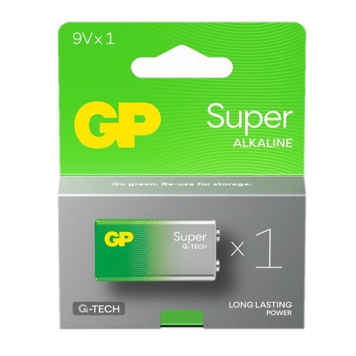 GP Battery Alkaline batteries 6LR61 9V SUPER 1 pcs