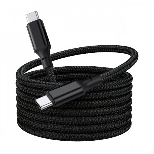 Magnetic cable USB C - USB C 1 m black