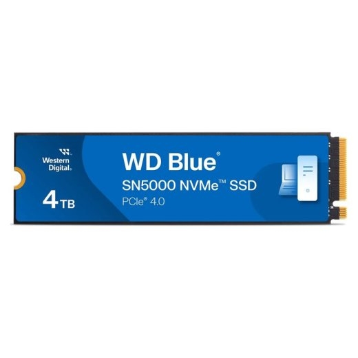 WD Blue SN5000 WDS400T4B0E - SSD - 4 TB - PCIe 4.0 x4 (NVMe)