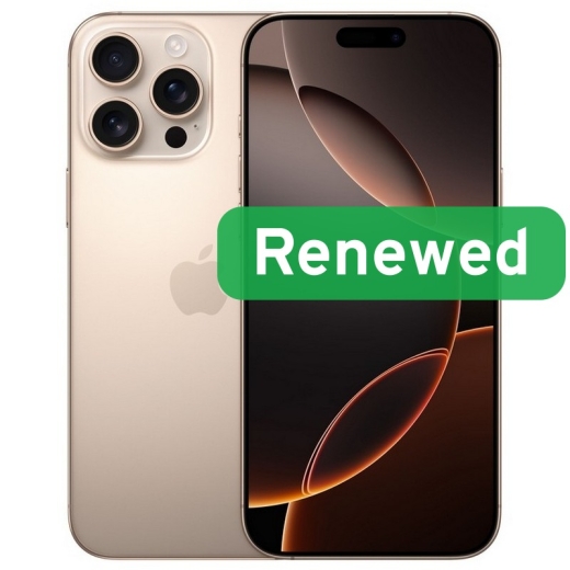 Apple Renewed Grade C Apple iPhone 16 Pro Max Desert Titanium 6.9 " OLED 256 iOS