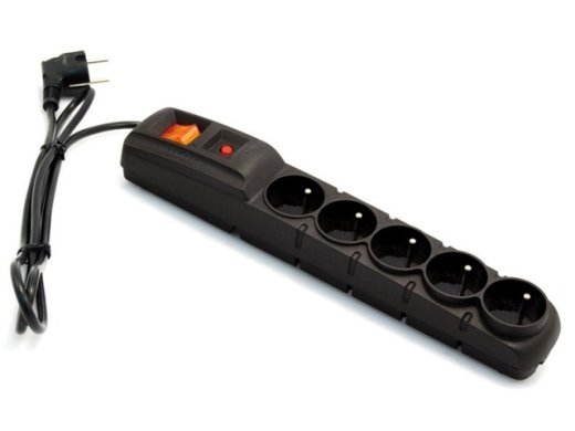 Surge Protector ACAR F5 1,5M Black