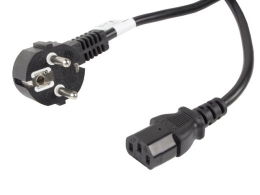Power cable CEE 7/7 - IEC 320 C13 10M black