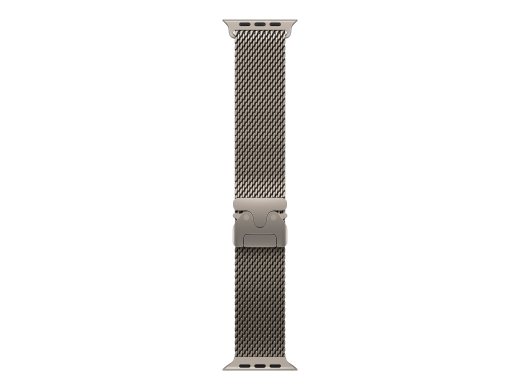 Apple 49mm Natural Titanium Milanese Loop - Large Fits wrists 180-210 mm
