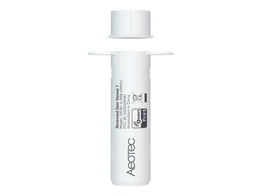 Aeotec Recessed Door Sensor 7, Z-Wave Plus V2 AEOTEC Recessed Door Sensor 7 Z-Wave Plus V2 Z-Wave White