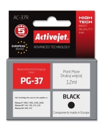 Activejet AC-37R Ink cartridge (replacement for Canon PG-37; Premium; 12 ml; black)