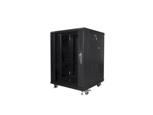 Free standing cabinet 19 inches 15U 600X600mm black