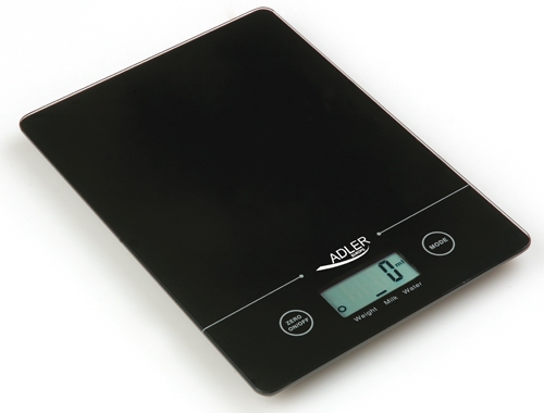 Adler Kitchen scales Maximum weight (capacity) 5 kg Graduation 1 g Display type LCD Black