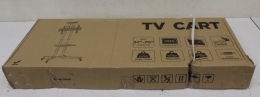 SALE OUT. Sunne 37-70", Fixed height Sunne Floor stand S112 multifunctional Mobile TV cart Tilt 37-70 " DAMAGED PACKAGING Black