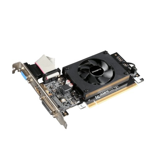 Gigabyte GV-N710D3-2GL 2.0 NVIDIA 2 GeForce GT 710 DDR3 Cooling type Active DVI-D ports quantity 1 HDMI ports quantity 1 PCI Express 2.0 Memory clo...