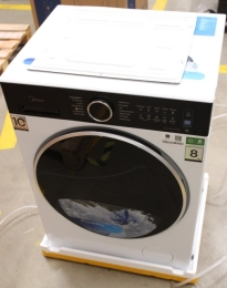 SALE OUT. Midea MF205W80BA30/W-BK Washing Machine Midea Washing Machine MF205W80BA30/W-BK Energy efficiency class A Front loading Washing capacity...
