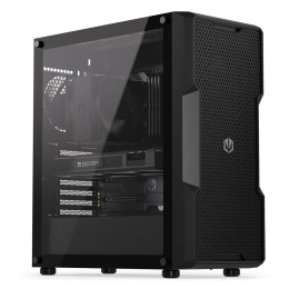 Case ENDORFY Regnum 400 Air MidiTower Not included ATX MiniITX Colour Black EY2A008