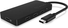 Raidsonic 4-port hub with USB Type-C interface and PD port IB-HUB1429-CPD