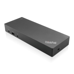 ThinkPad Hybrid USB A/C Dock 2xDisplayPort, 2xHDMI, 2x3840x2160-60Hz, 1Gbit LAN, 1xUSB-C Front 5xUSB-A 2xUSB2.0 3xUSB3.0 ()