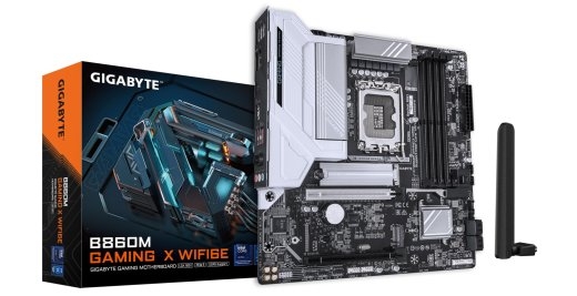 Mainboard GIGABYTE Intel B860 Express LGA1851 Micro-ATX Memory DDR5 Memory slots 4 2xPCI-Express 16x 2xM.2 1xHDMI 1xDisplayPort 1xAudio-In 1xAudio-...