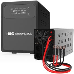 Green Cell UPS AVR PowerCore 1200W/2000VA 24VDC
