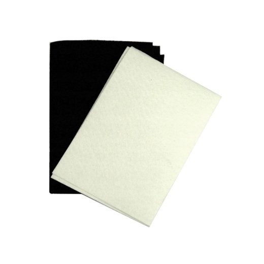 Set MPM-MWWF-PX carbon filter mat and filter fleece for under-cabinet cooker hoods